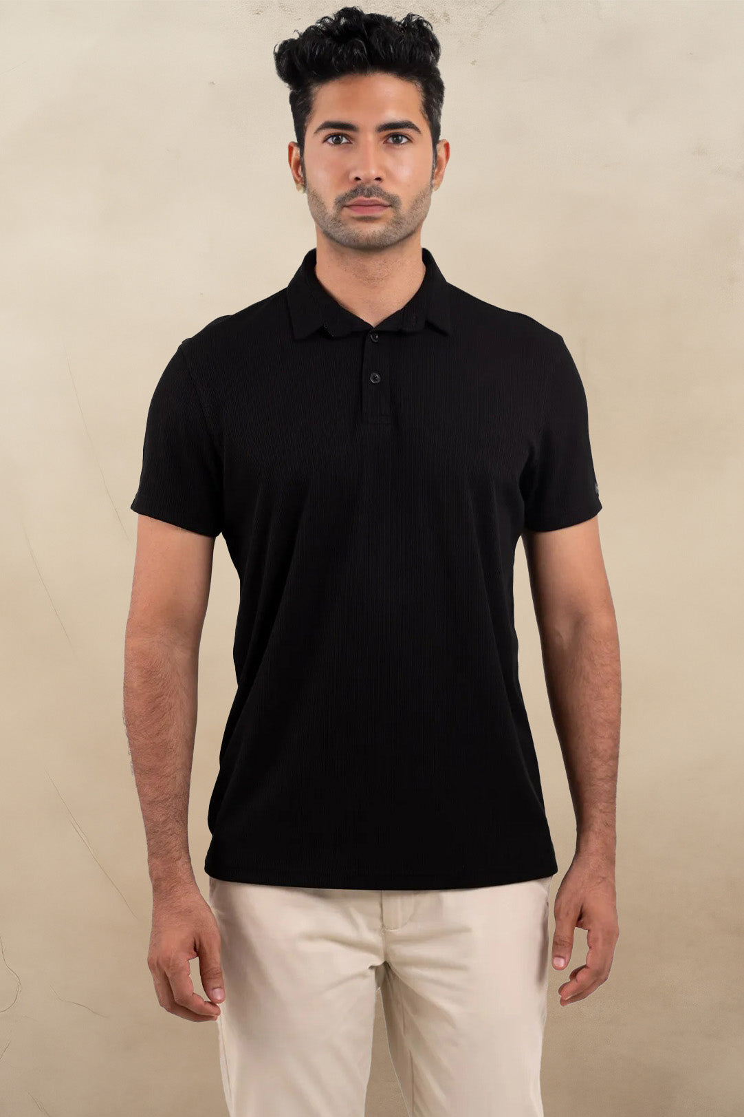 Black polo tshirt