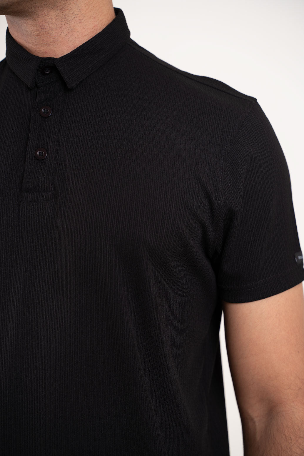 Black polo tshirt for men 